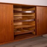 1970s vintage teak wood sideboard danish