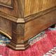 Napoleon III commode in mahogany, oak and with a fine white marble top, late 19th century.