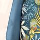 2-Seater Bench in Azure Blue Fabric – 1940s