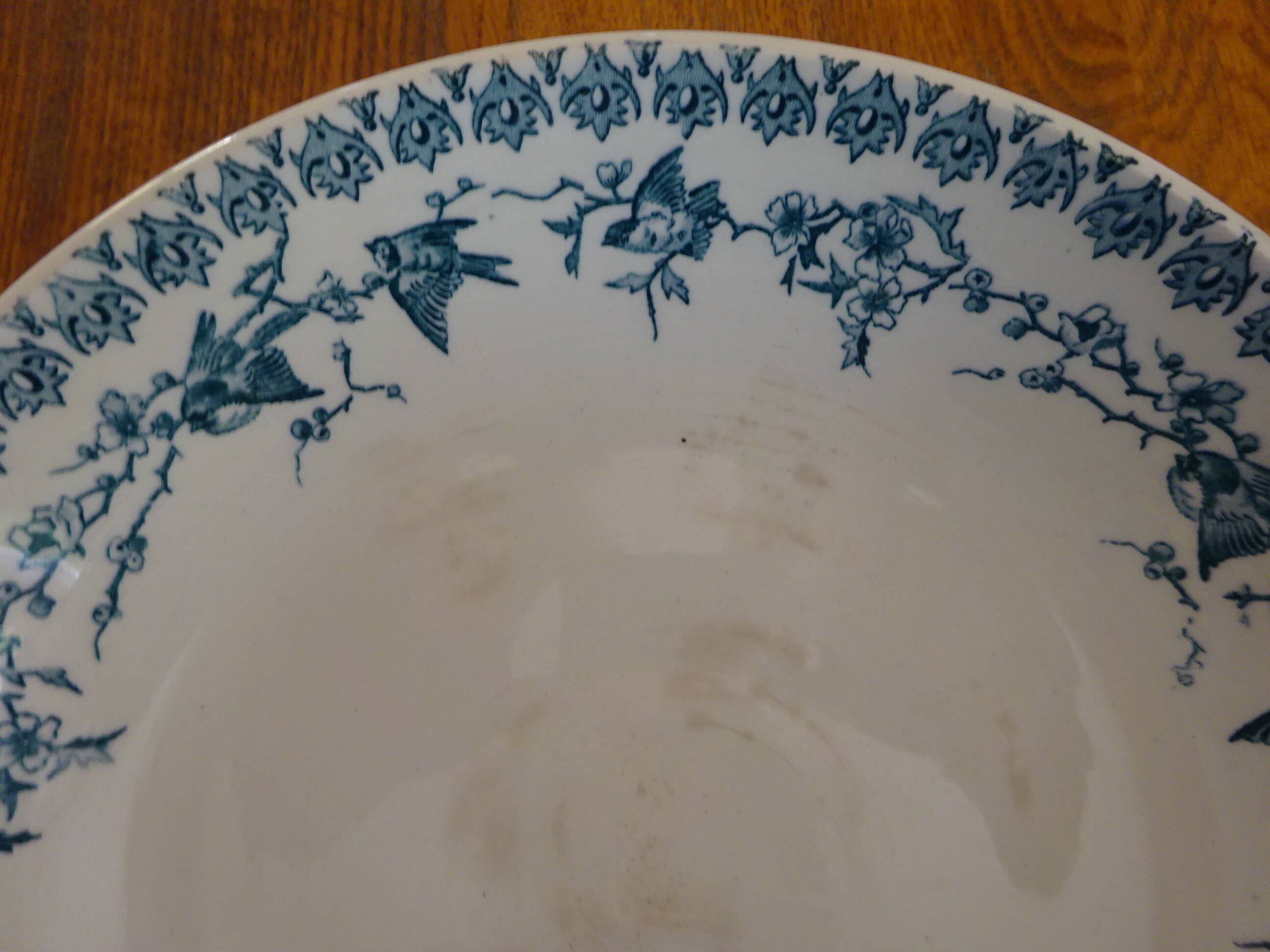 Large compote dish Terre de Fer