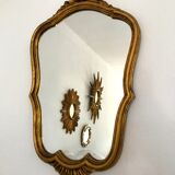 Vintage gilded wood mirror