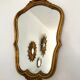 Vintage gilded wood mirror