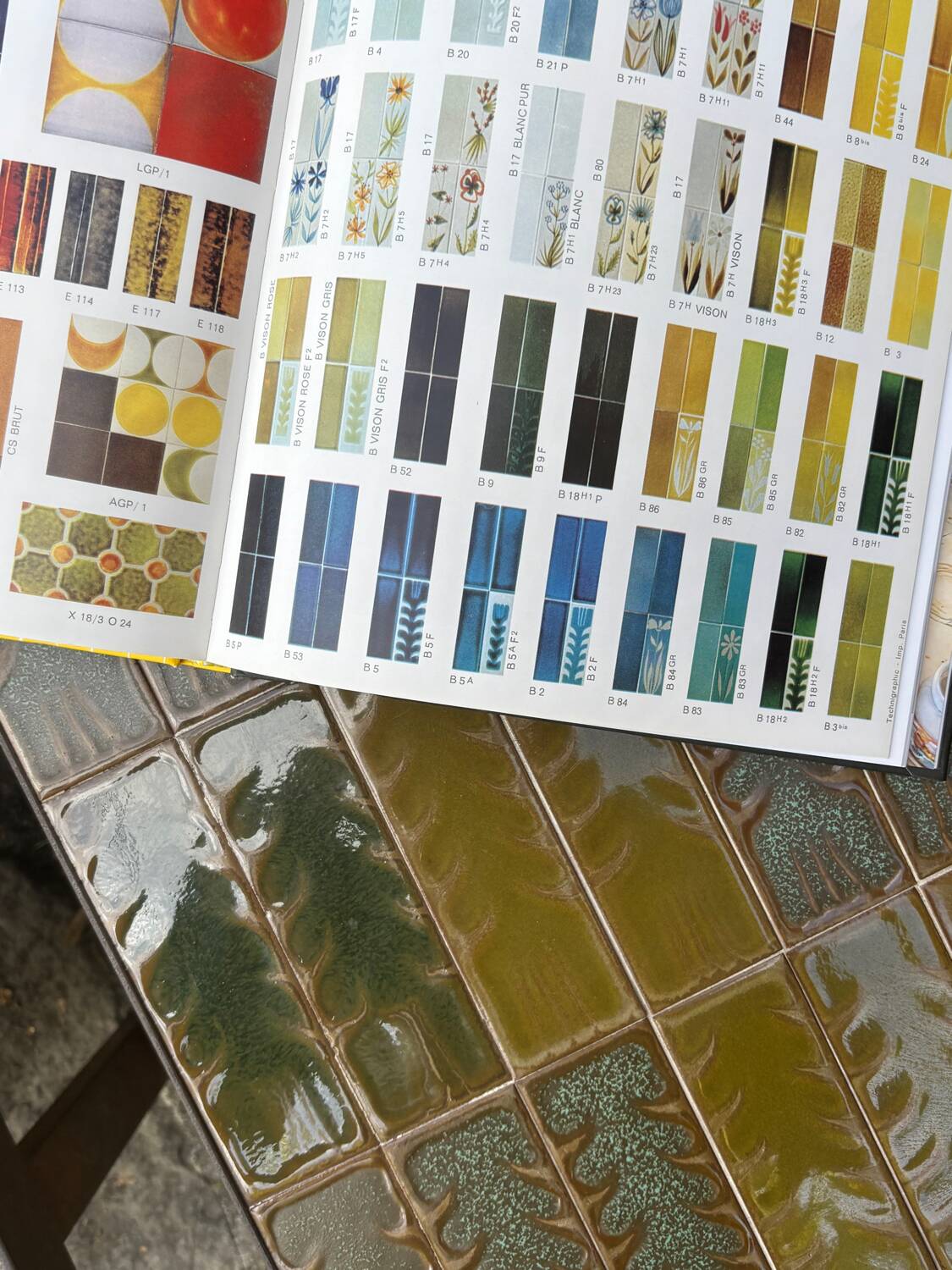 Roger Capron green coffee table