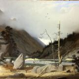 Alphonse de Saint-Beaussant (born in 1842) Pastel on paper mounted on canvas - Sinner