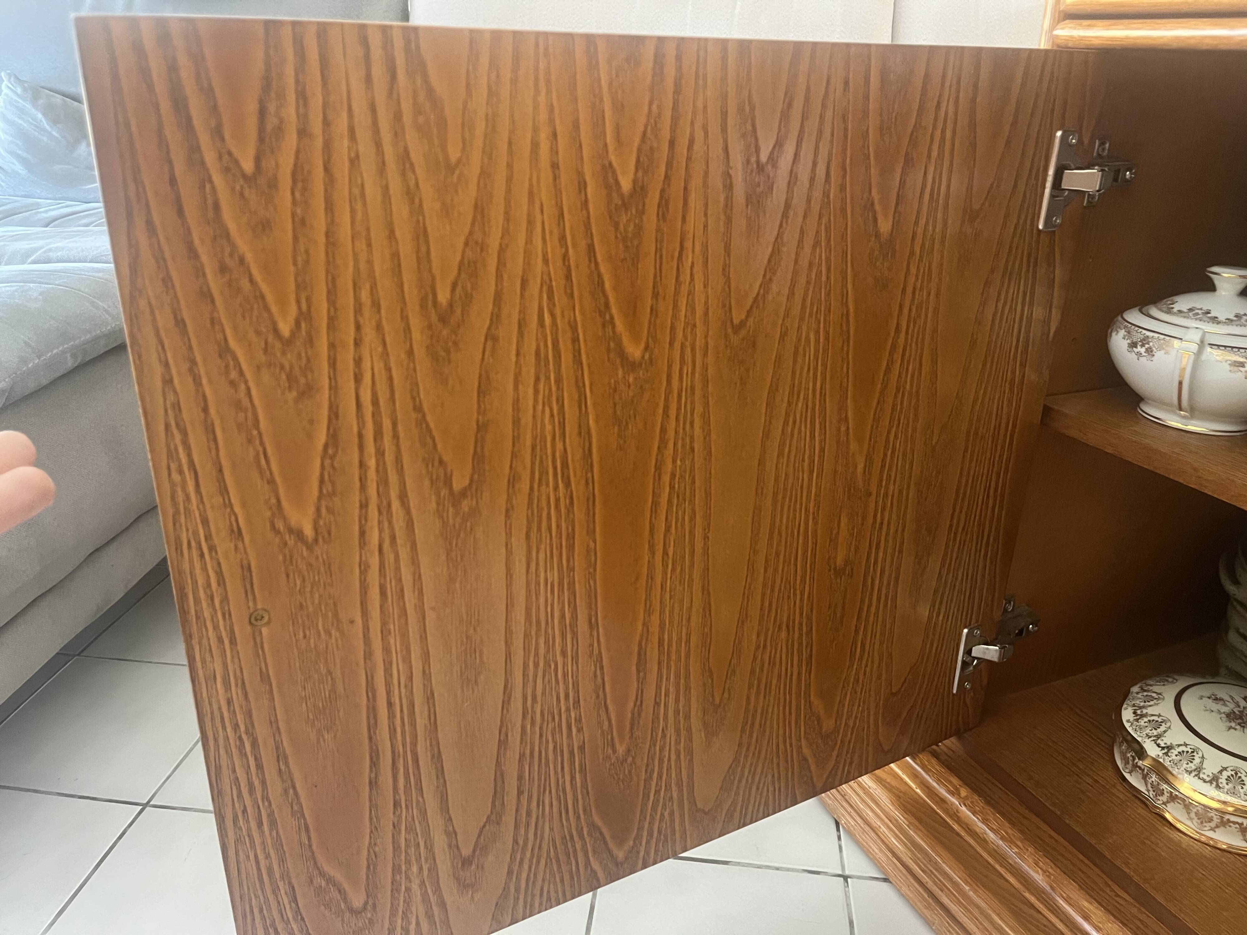 Buffet, vintage wicker commode in Riviera style, 1970s.