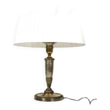 Table lamp in silvered bronze - French work from the Art Deco period attributed to Maurice Dufrène