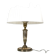 Table lamp in silvered bronze - French work from the Art Deco period attributed to Maurice Dufrène
