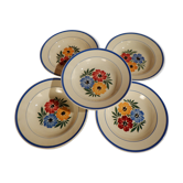 5 Creil Montereau Creuse plates