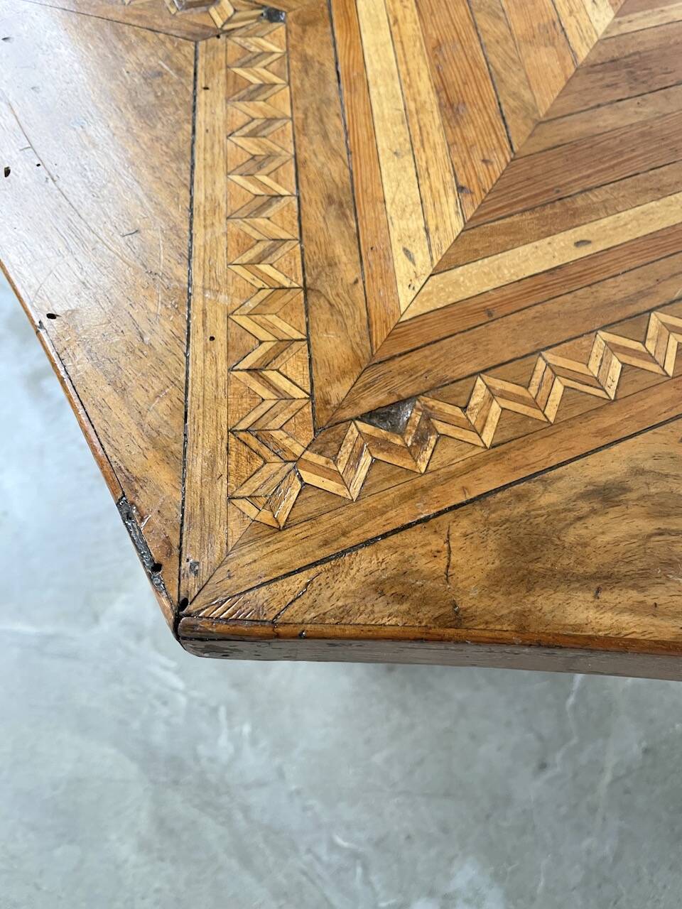 19th century inlaid side table