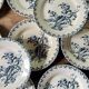 10 plates thistles Gien