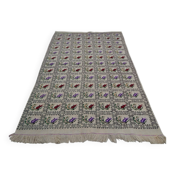 Kilim turc vintage tissé main 155x224 cm