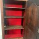 Louis Philippe style bonnetière in solid cherry wood, 19th century
