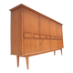Large vintage teak highboard made in the 60s