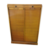 Light oak double curtain binder, year 50