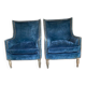 Set of Art Deco Italian chairs in walnut, 1920s