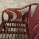 Pencil reed rattan bamboo coastal palm leaf bench sofa, Vivai del Sud 1970s