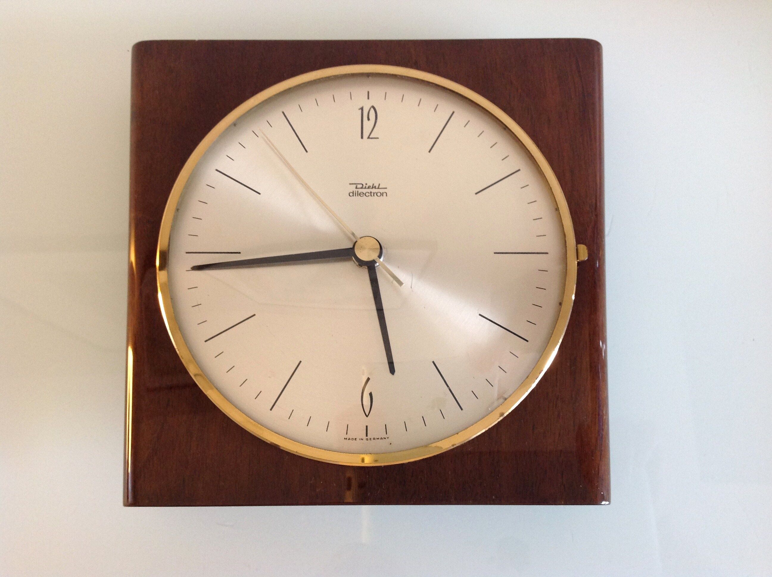 Old wooden clock by Diehl