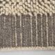 Tapis Kilim contemporain gris beige 4x7, 130x212 cm
