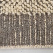 4x7 Kilim Contemporary Gray Beige Kilim Rug, 130x212Cm