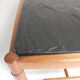 Vintage oak coffee table with a slate top in an oak frame, 1960s.