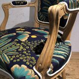 Fauteuil cabriolet style Louis XV