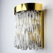 Applique murale Cascade par Venini, verre de Murano, Italie, 1970