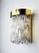 Applique murale Cascade par Venini, verre de Murano, Italie, 1970