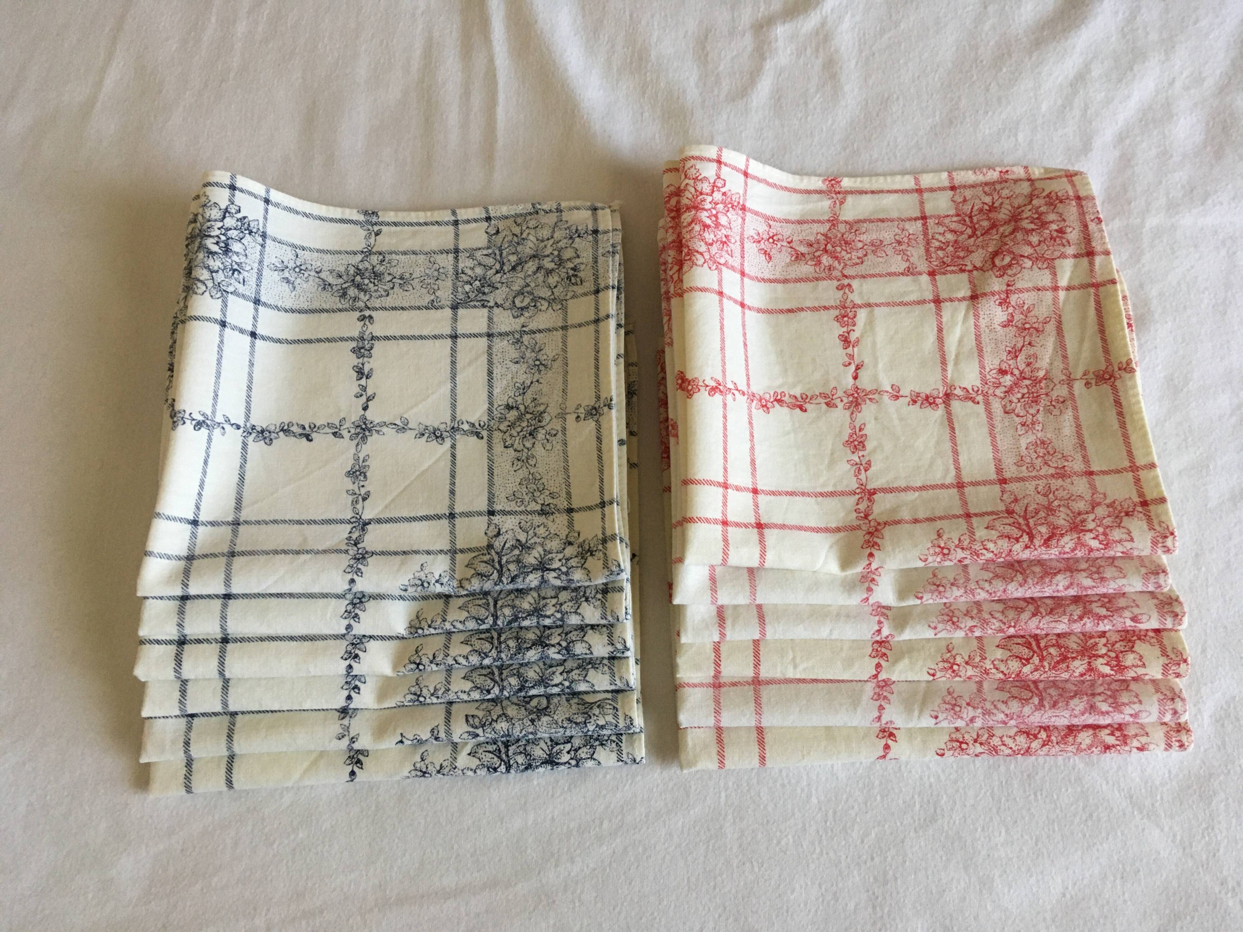 12 serviettes de table provençales 42 x 40