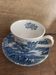 cup and its saucer English blue earthenware | Ridgway Staffordshire