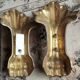 Set of 4 solid bronze furniture legs – new
