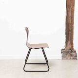 Vintage Galvanitas S23 oak and brown chair