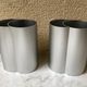 Pair of minimalist vase, 70s