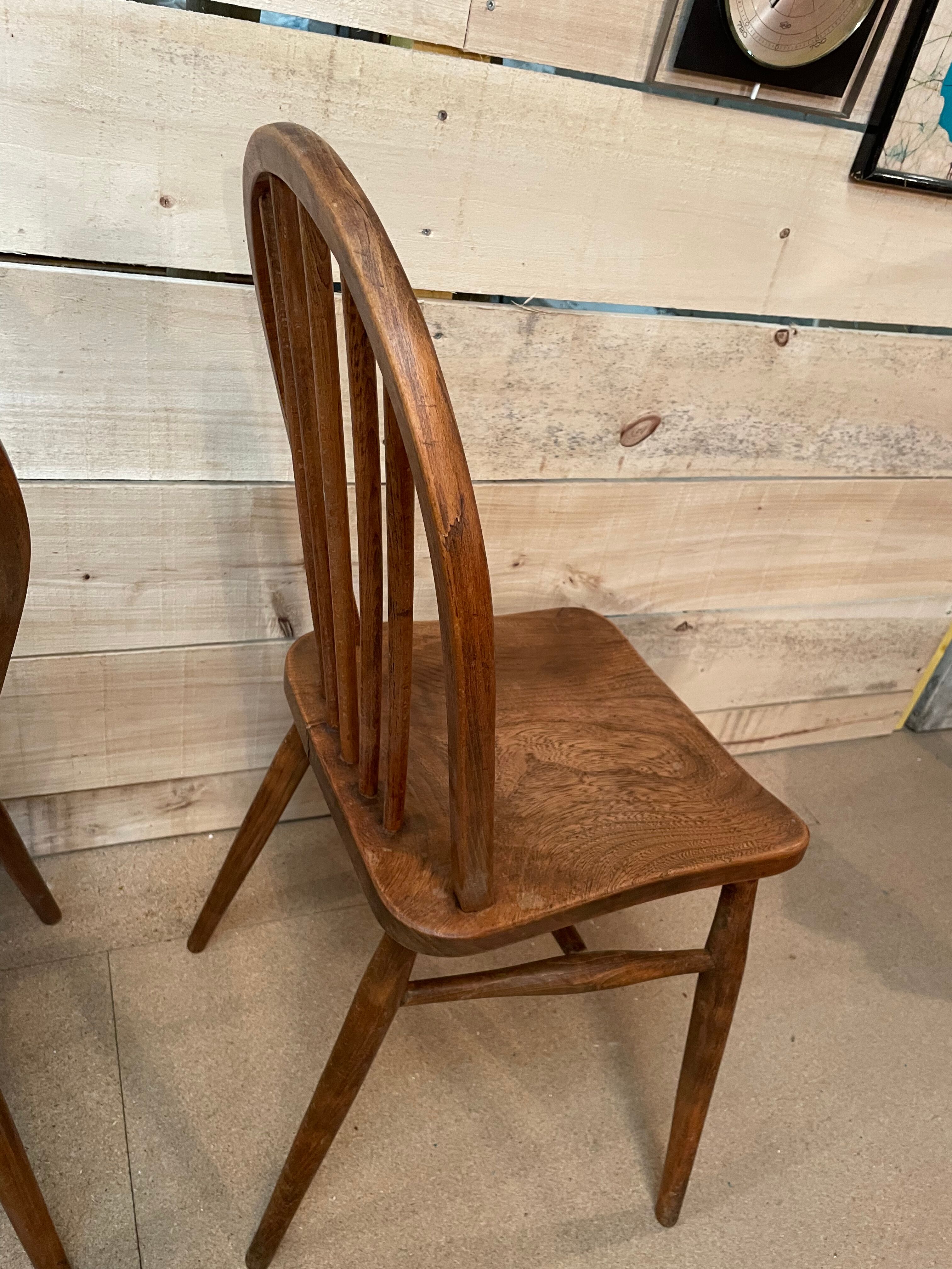 Pair chair Windsor vintage year 50/60