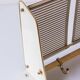 1950s German metal wall coat rack