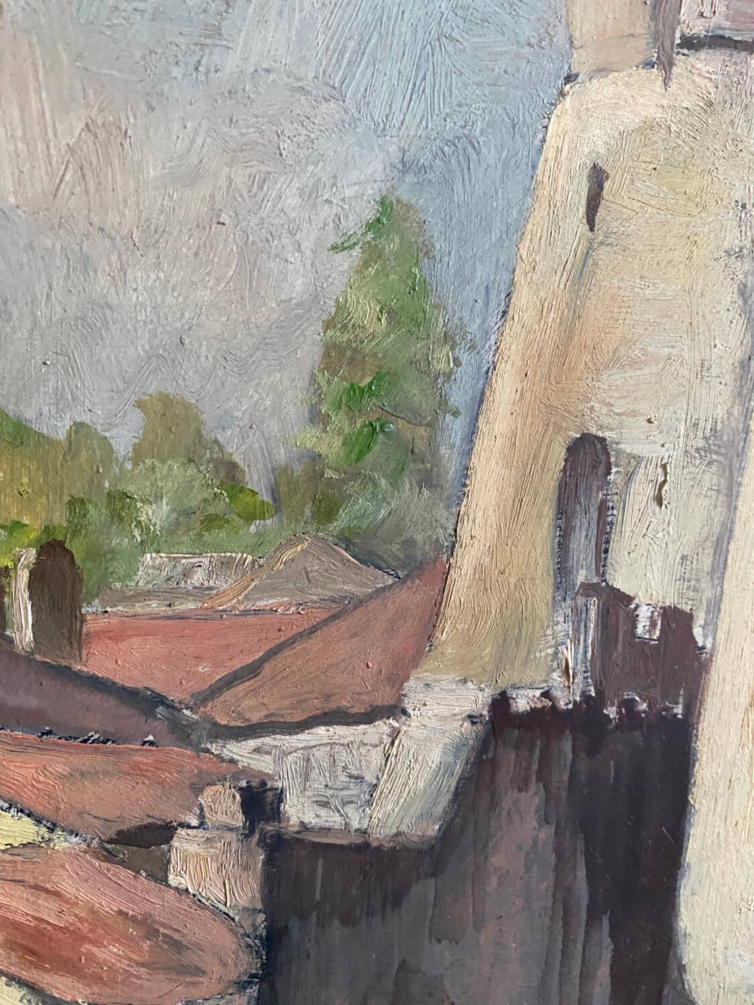 Peinture ville fortifiée