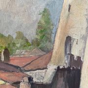 Peinture ville fortifiée