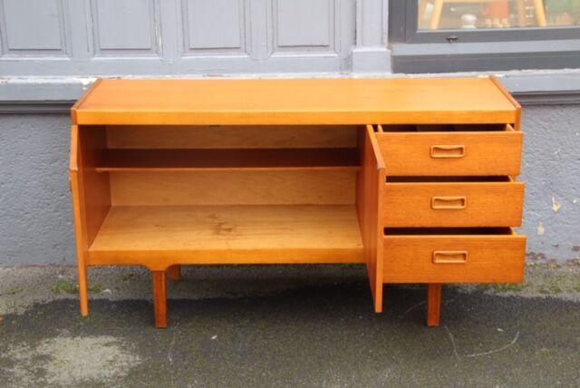 Scandinavian sideboard in clear teak 1960
