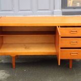 Scandinavian sideboard in clear teak 1960