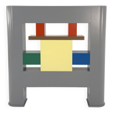 Claustra / Shelf by Sottsass Associati for Esprit, 1985