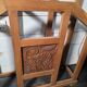 Art Deco coat rack wardrobe in solid oak