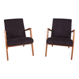 Type 300-138 Beech Armchairs from Bystrzyckie Furniture Factory, 1960s, Set of 2