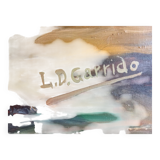 Marine with Shimmering Boats – Knife Oil by Louis D. Garrido