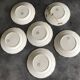 Set of 6 antique choisy-le-roi earthenware plates with grisaille decoration
