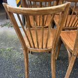 (Lot) 13 Stamped Baumann Chairs