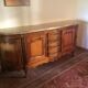 Buffet led cherry style louis XV marble tray