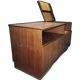 Meuble vinyles et enceintes 1960 scandinave teck