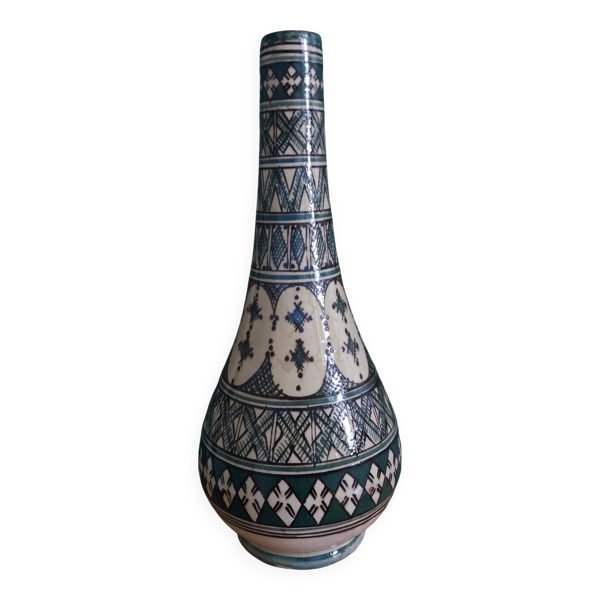 Pied de lampe, vase en terre cuite Safi Maroc — Beyit
