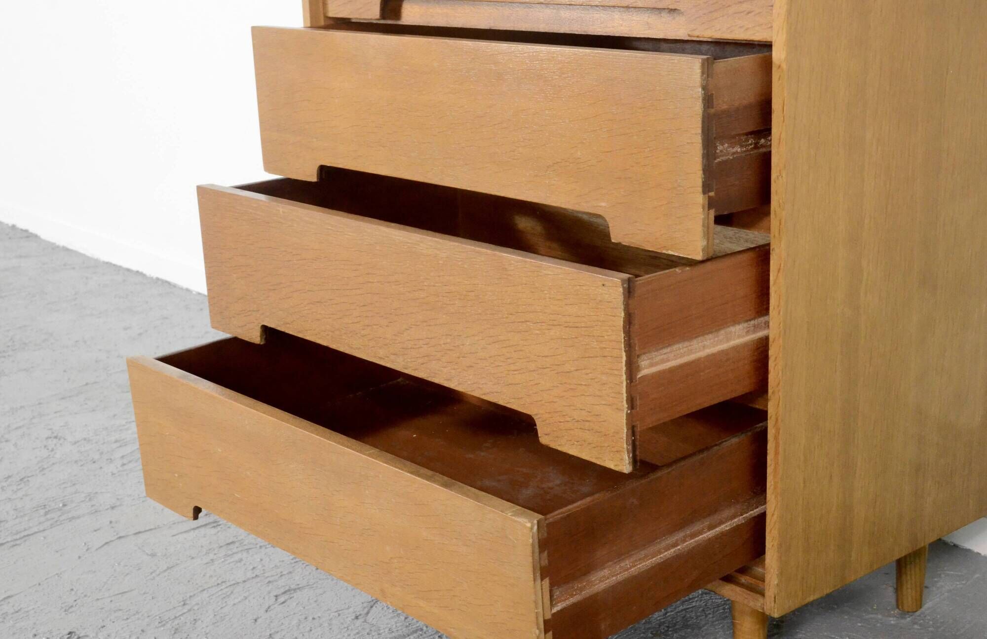 Midcentury Stag C Range Chest Of Drawers By John And Sylvia Reid In Oak. Vi