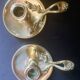 Pair of hand candle holders