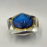 Cendrier sommerso en verre de murano